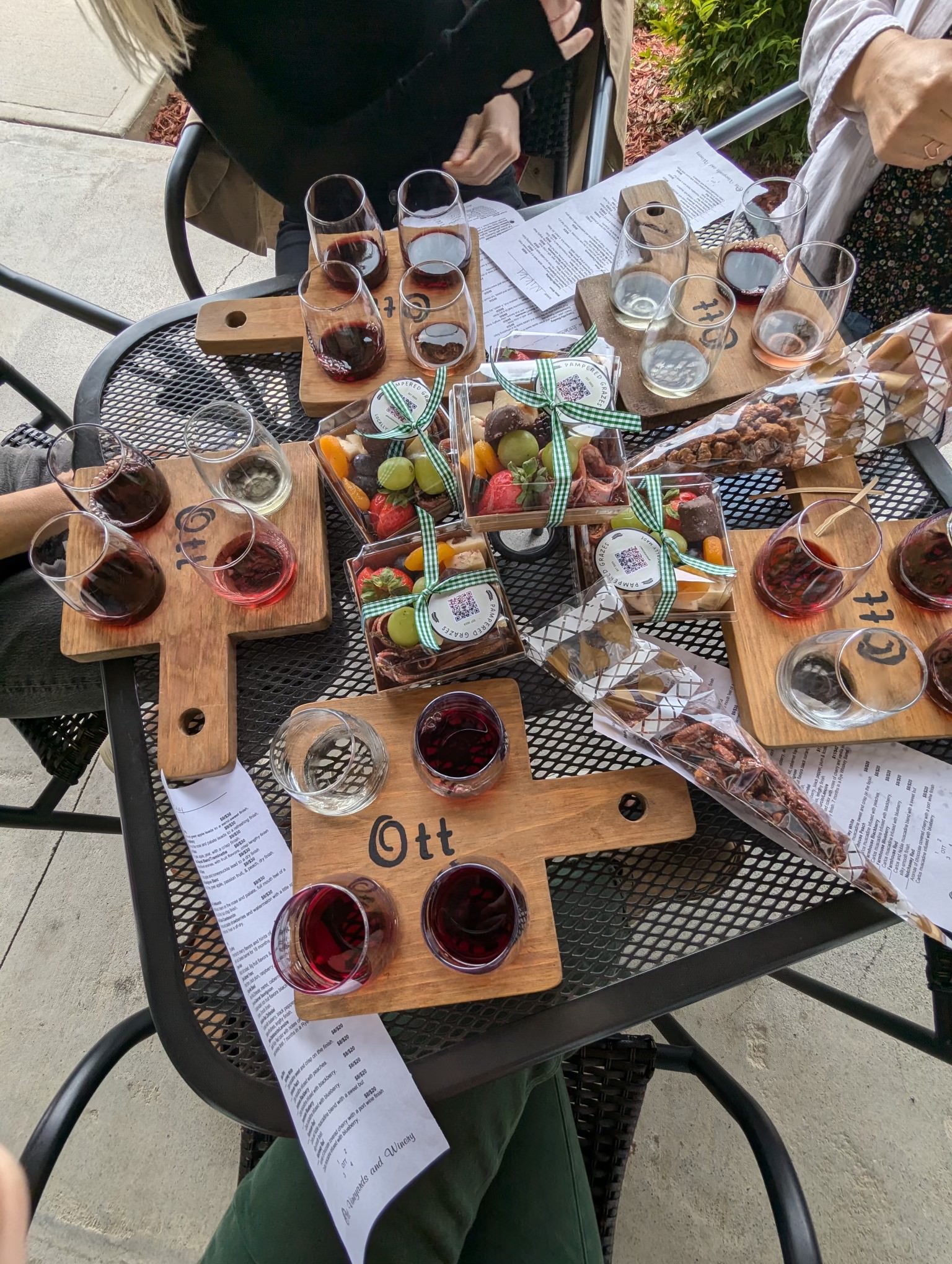 Ellijay vineyard view from tasting patio